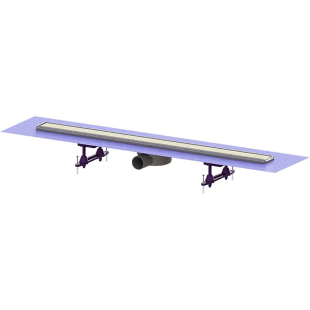 Kessel - ag Duschrinne Linearis Compact l: 950, mit befestigter Dichtmanschette 45600.65M