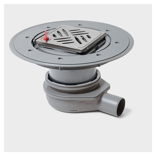 Kessel - Bodenablauf Der Ultraflache 79 dn 50 Variofix Designrost l und l