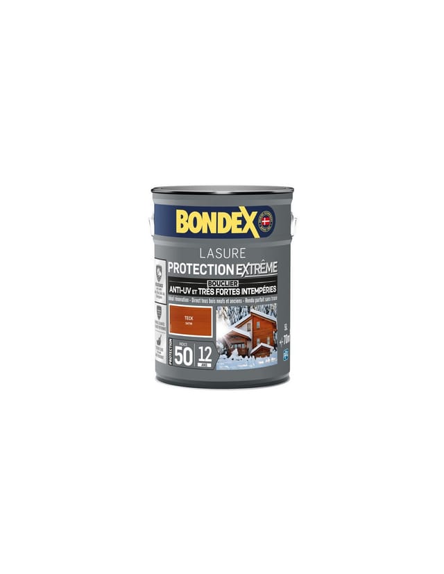 Lasure 12 Jahre Schutz Extrem Satin Kanister 5l - Bondex