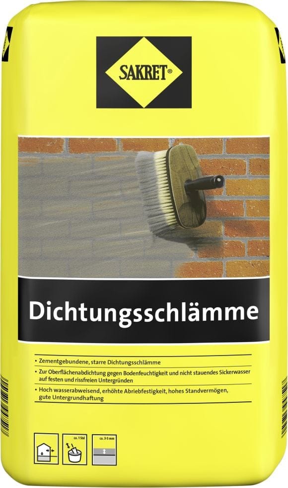 SAKRET Dichtungsschlämme 25 kg Wandabdichtung