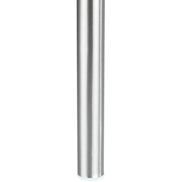 Universalregal mit Rollenhalter Blanco, Küchenregal mit Halterung für Küchenrolle und Utensilienhalter, Weiß, mdf weiß, Edelstahl rostfrei silber