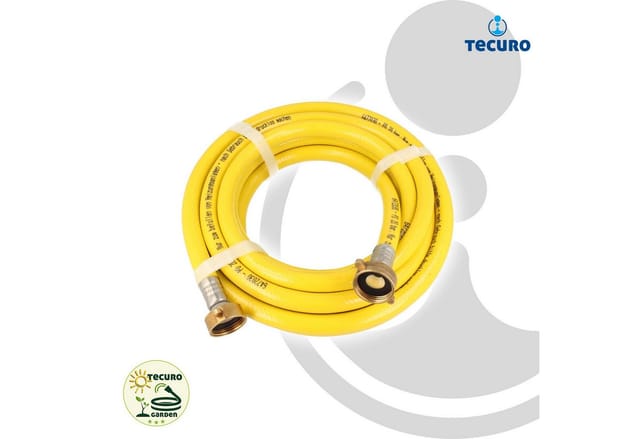 Tecuro - Zulaufschlauch Füllschlauch Gartenschlauch 5,0 m x 1/2 Zoll (dn 13)