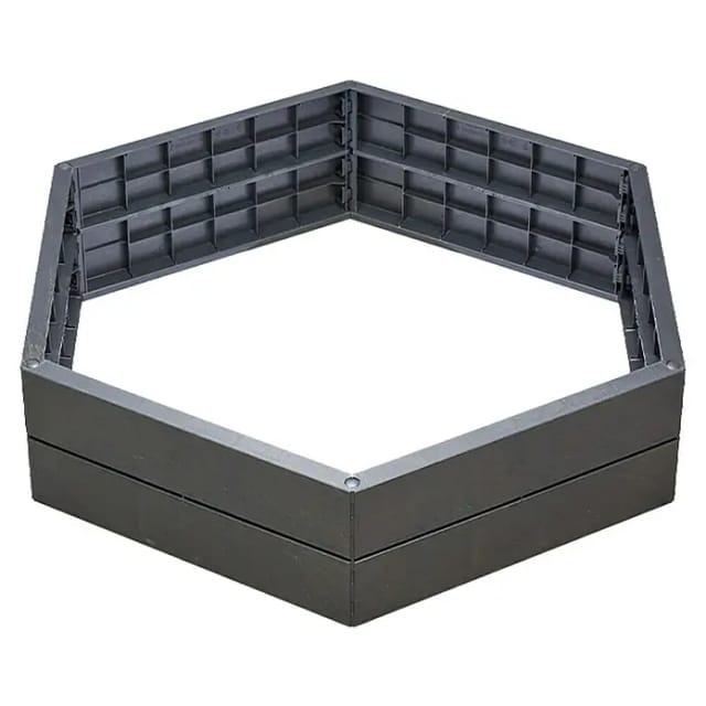 Garantia - ergo Hochbeet-System l Stone 6 Paneele inkl. Verbinder