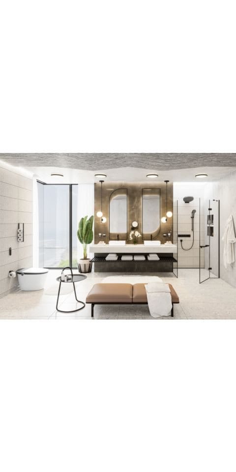 Rainfinity - Handbrause 130, 3 Strahlarten, schwarz matt 26864670 - Hansgrohe
