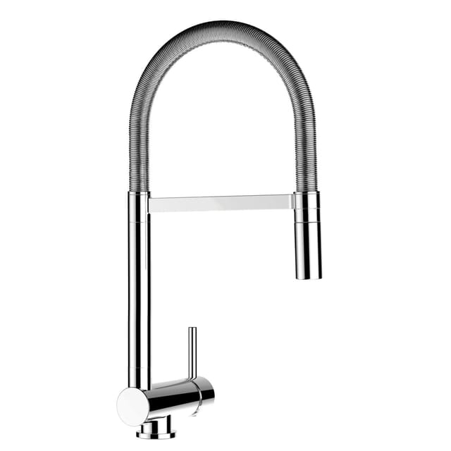 Unterfenster Wasserhahn Vorfenster Umklappbar 6 cm Verchromt Kuechenarmatur mit 360 schwenkbarem Auslauf und abnehmbare 2 strahl Handbrause