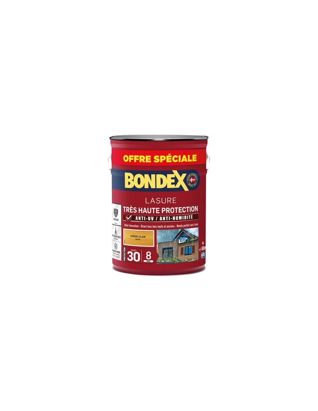 Bondex Lasure Ind 30 / 8 Jahre 6l Hell Eiche - Bondex