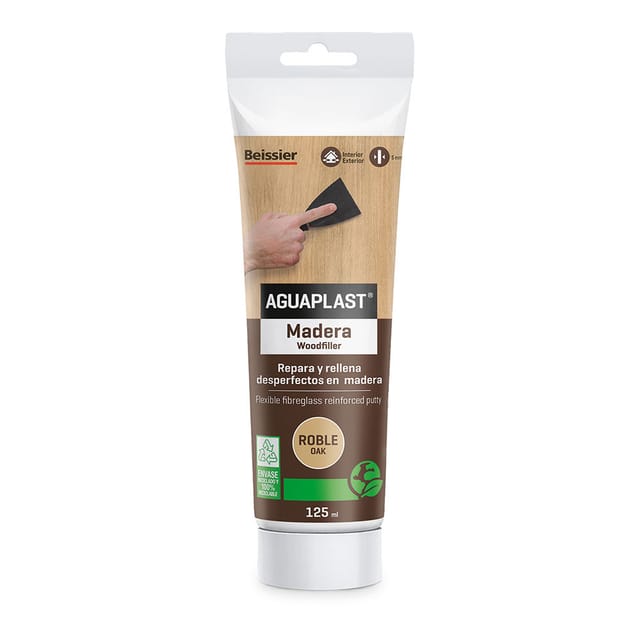 Eichenfarbener Holzreparaturkitt (125ml) wasserplast 24909