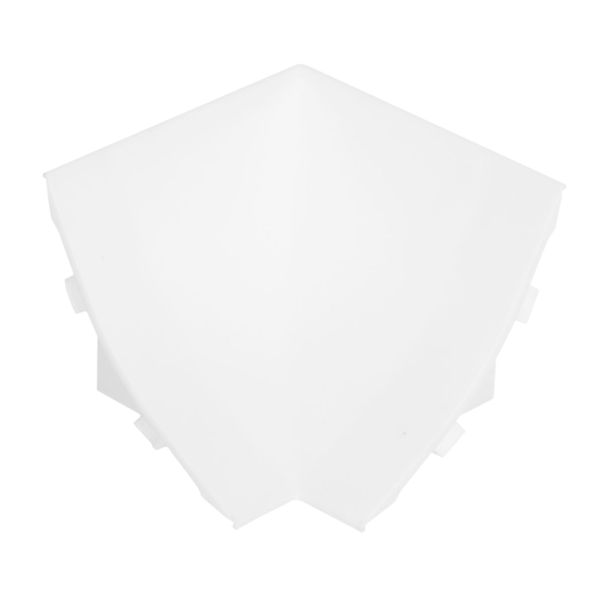 Innenecke passend zu Abschlussleisten Weiß, Innenkante pvc Küchenabschlussleiste 23x23 mm - Holzbrink