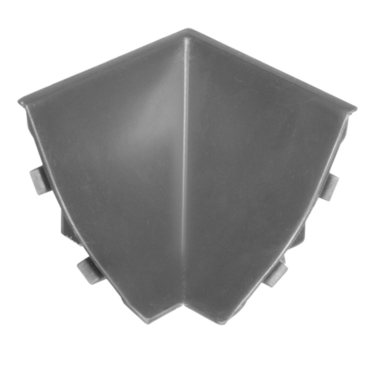 Holzbrink - Innenecke passend zu Abschlussleisten Granit dunkel, Innenkante pvc Küchenabschlussleiste 23x23 mm
