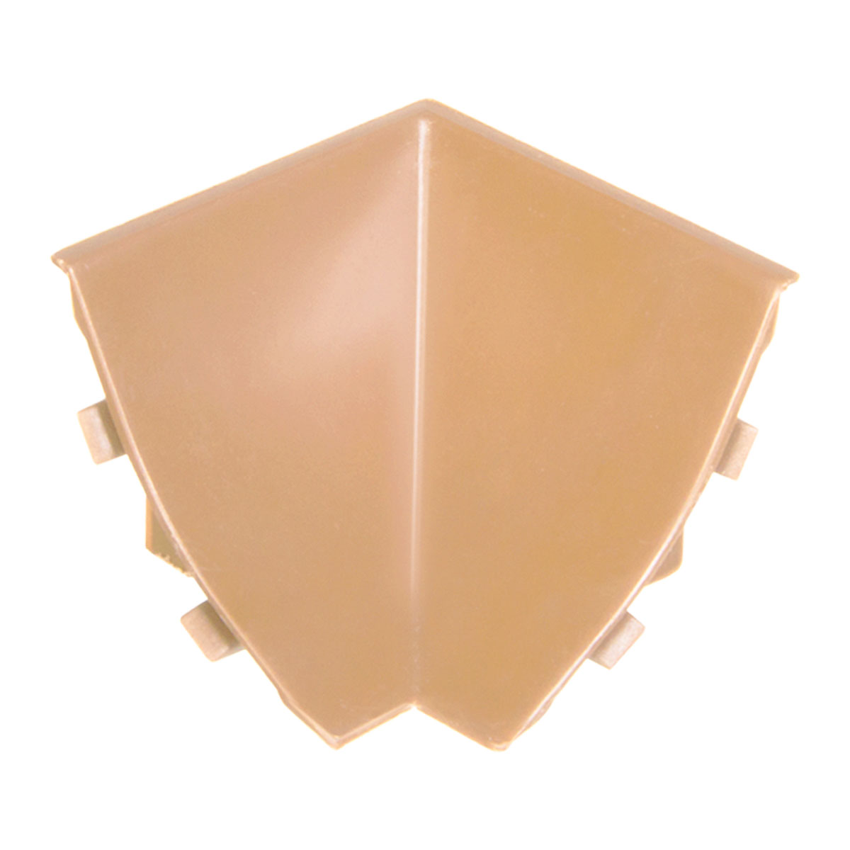 Innenecke passend zu Abschlussleisten Buche, Innenkante pvc Küchenabschlussleiste 23x23 mm - Holzbrink