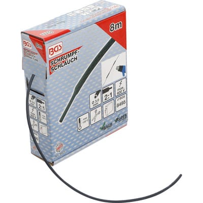 Schrumpfschlauch-Box schwarz ø 3 mm 8 m
