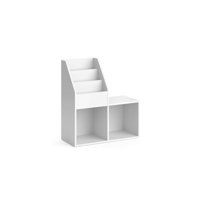 Vicco - Bücherregal Luigi, Weiß, 72 x 79 cm