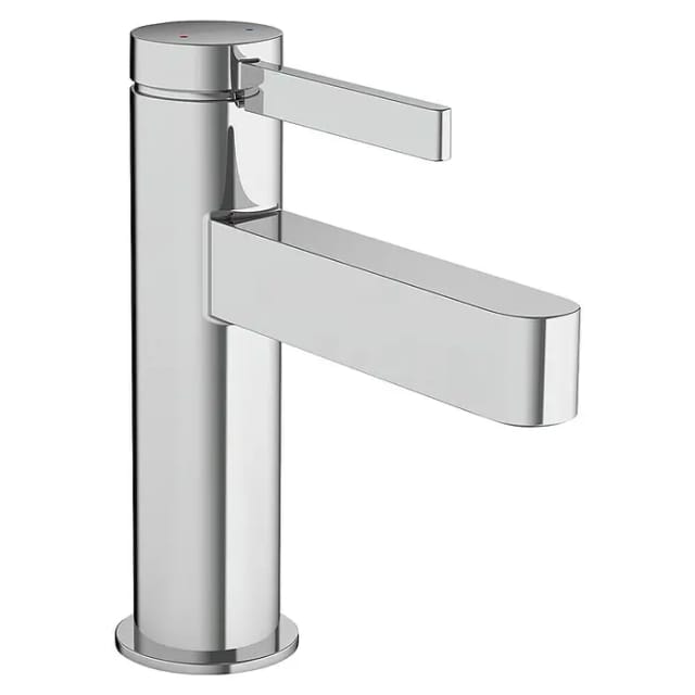 Finoris - Waschtischeinhebelmischer 100, mit Ablaufgarnitur Push-Open, EcoSmart, verchromt 76010000 - Hansgrohe