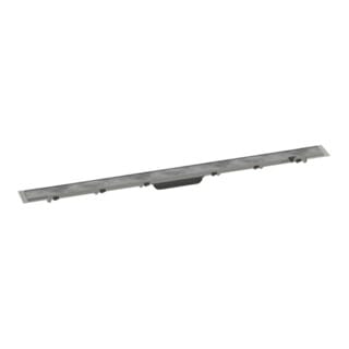 Hansgrohe - RainDrain Rock - Duschrinne 1000, befliesbar, Edelstahl 56033000