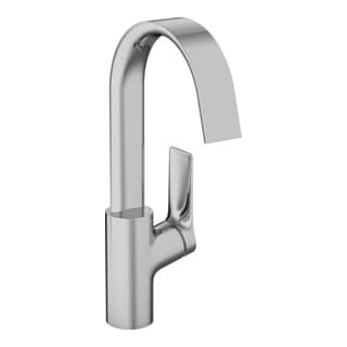 Vivenis - Waschtischarmatur mit Ablauf und schwenkbarem Auslauf, EcoSmart, verchromt 75030000 - Hansgrohe