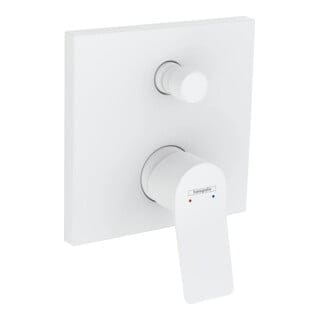 Vivenis - Unterputz-Wannenarmatur, für 2 Verbraucher, weiß matt 75415700 - Hansgrohe