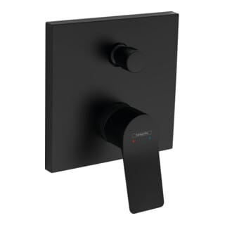 Vivenis - Unterputz-Wannenarmatur, für 2 Verbraucher, schwarz matt 75415670 - Hansgrohe