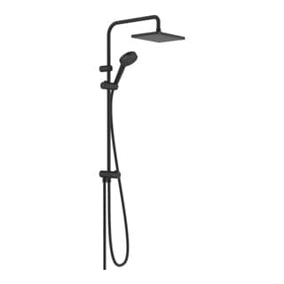Vernis Shape - Duschset Showerpipe 230 Reno, EcoSmart, schwarz matt 26289670 - Hansgrohe
