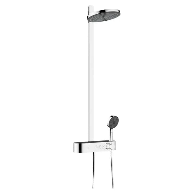 Pulsify s - Duschset 260 mit Thermostat ShowerTablet Select 400, 2 Strahlen, EcoSmart, verchromt 24241000 - Hansgrohe