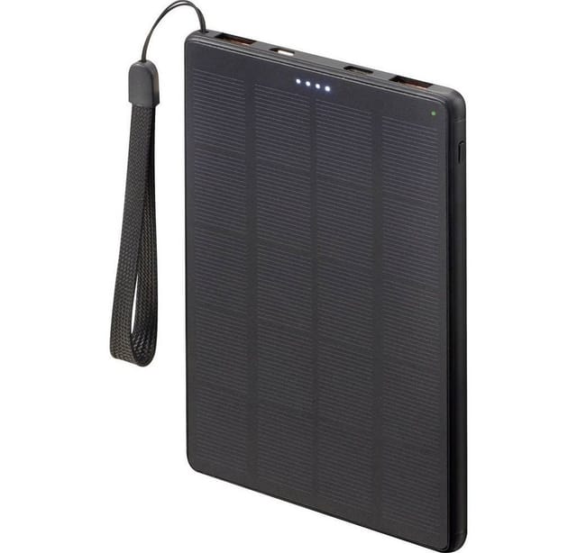 Voltcraft - SL-100VC Solar Powerbank 10000 mAh usb pd LiPo Schwarz