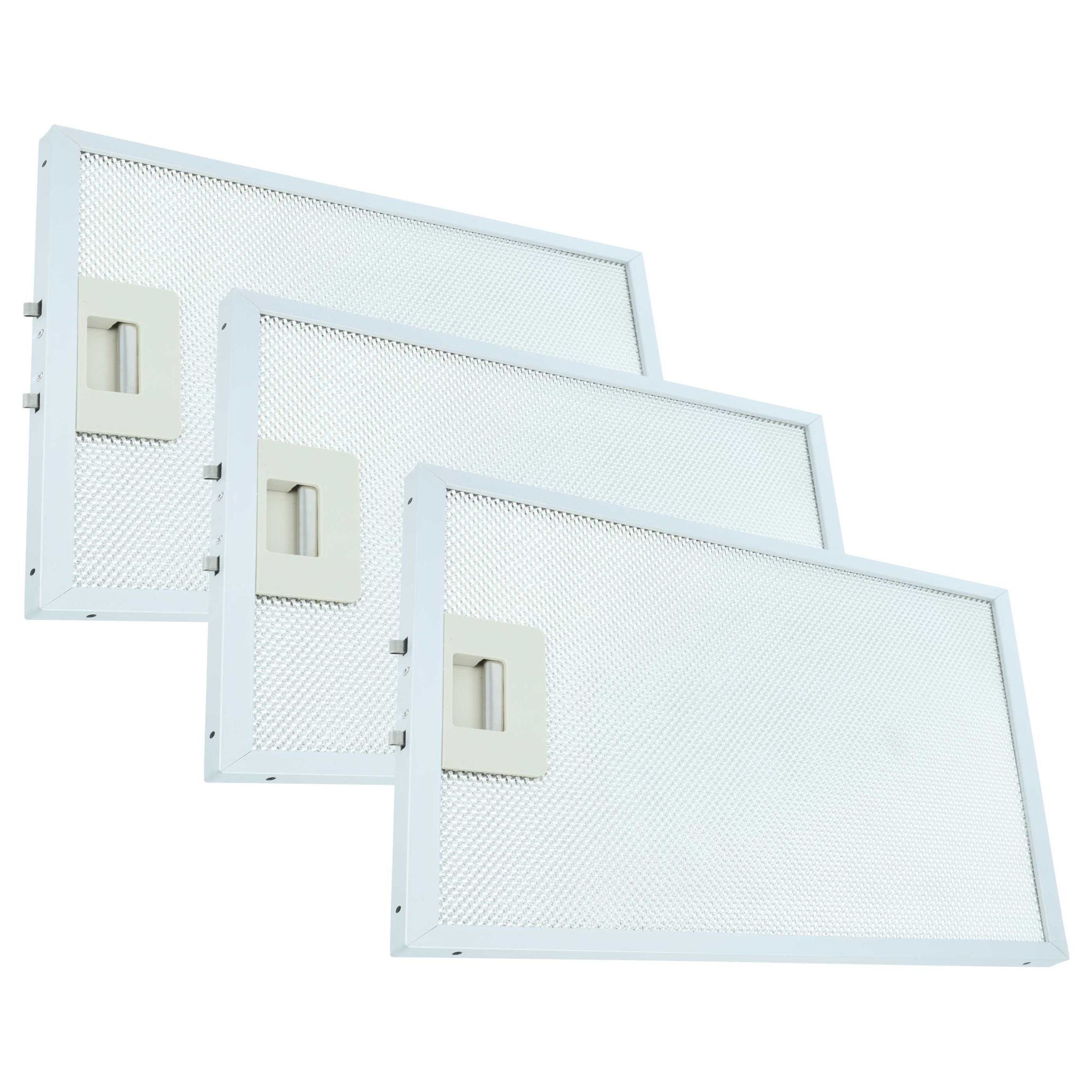 Vhbw 3x Filter Metallfettfilter Ersatz Für Whirlpool C00265861, C00280008 Für C00314158, C00333052 Für Dunstabzugshaube - 30,4 X 26,8 X 1,2 Cm, Metall