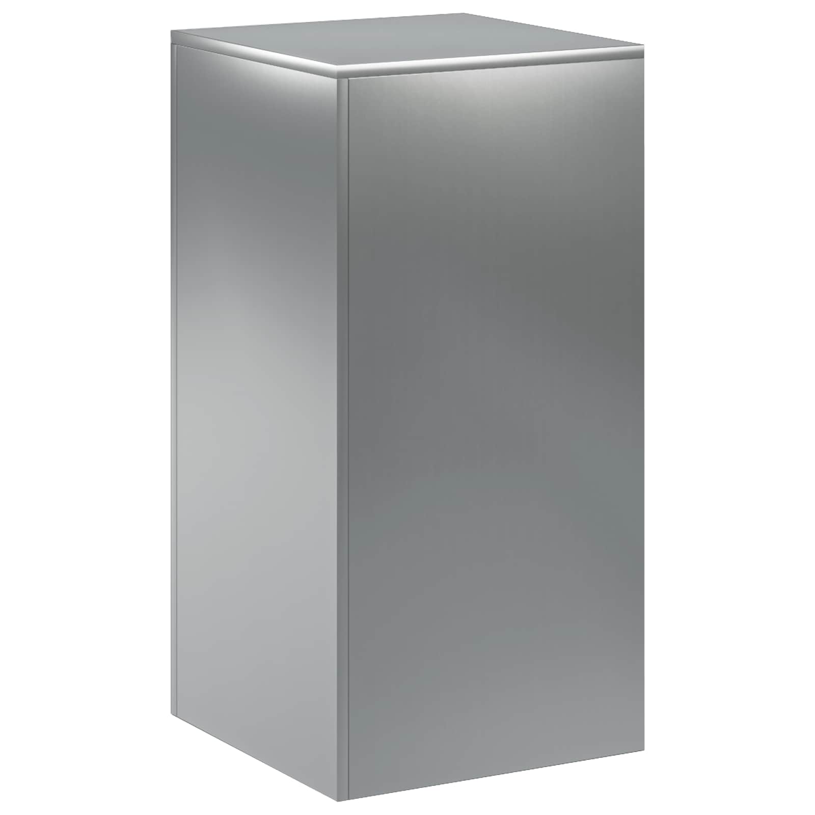 Pflanzenständer Silber 40 X 40 X 80 Cm Stahl Vidaxl