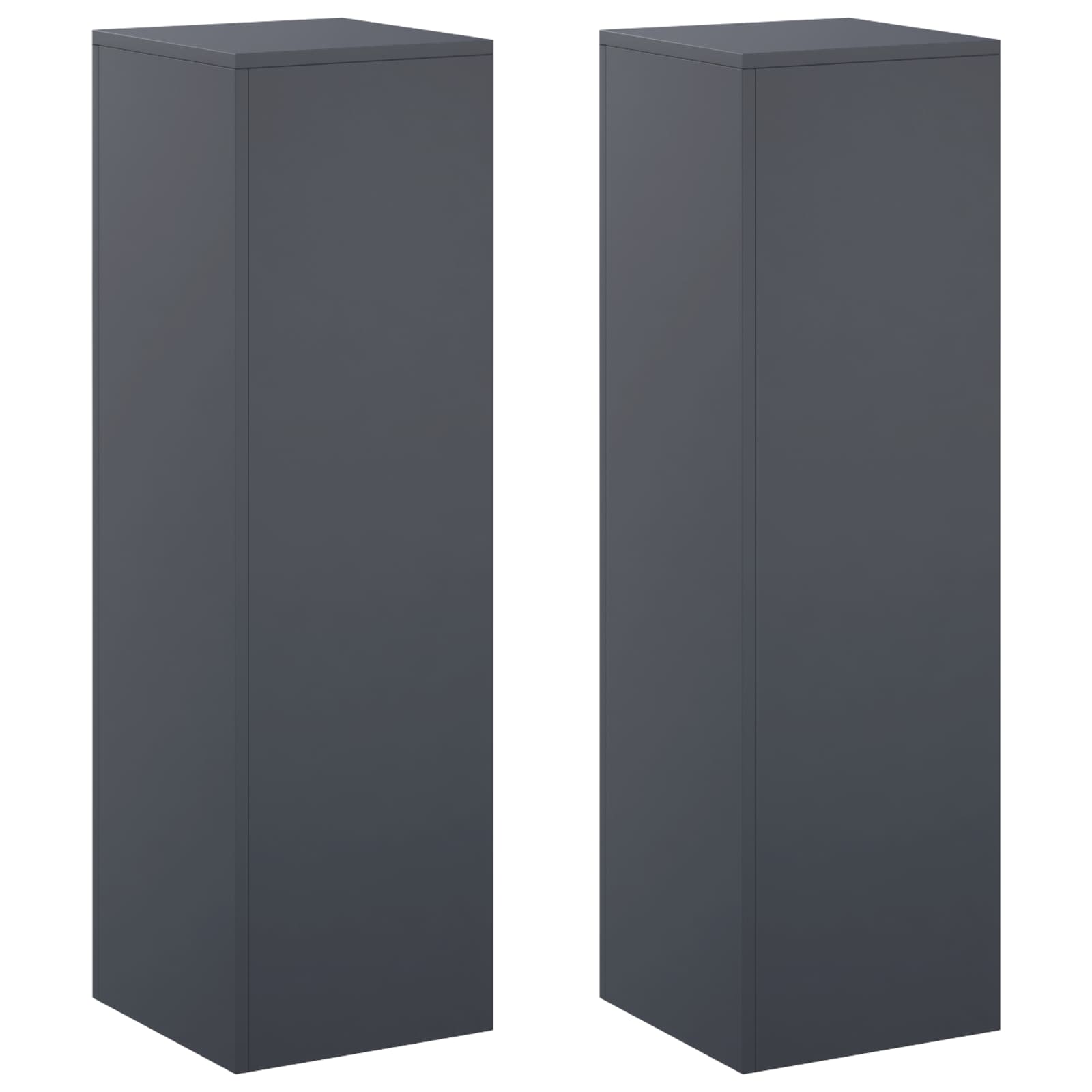 Pflanzenständer 2 Pcs Anthrazit 30 X 30 X 100 Cm Vidaxl