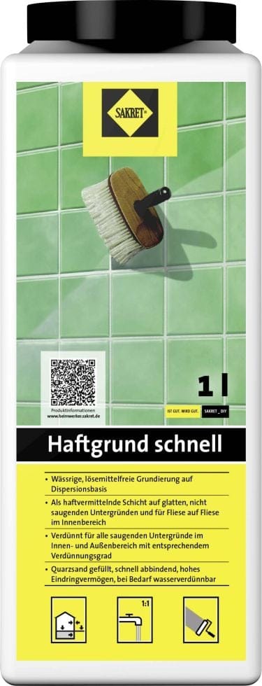 Haftgrund schnell 1 l Grundierung & Imprägnierung - Sakret