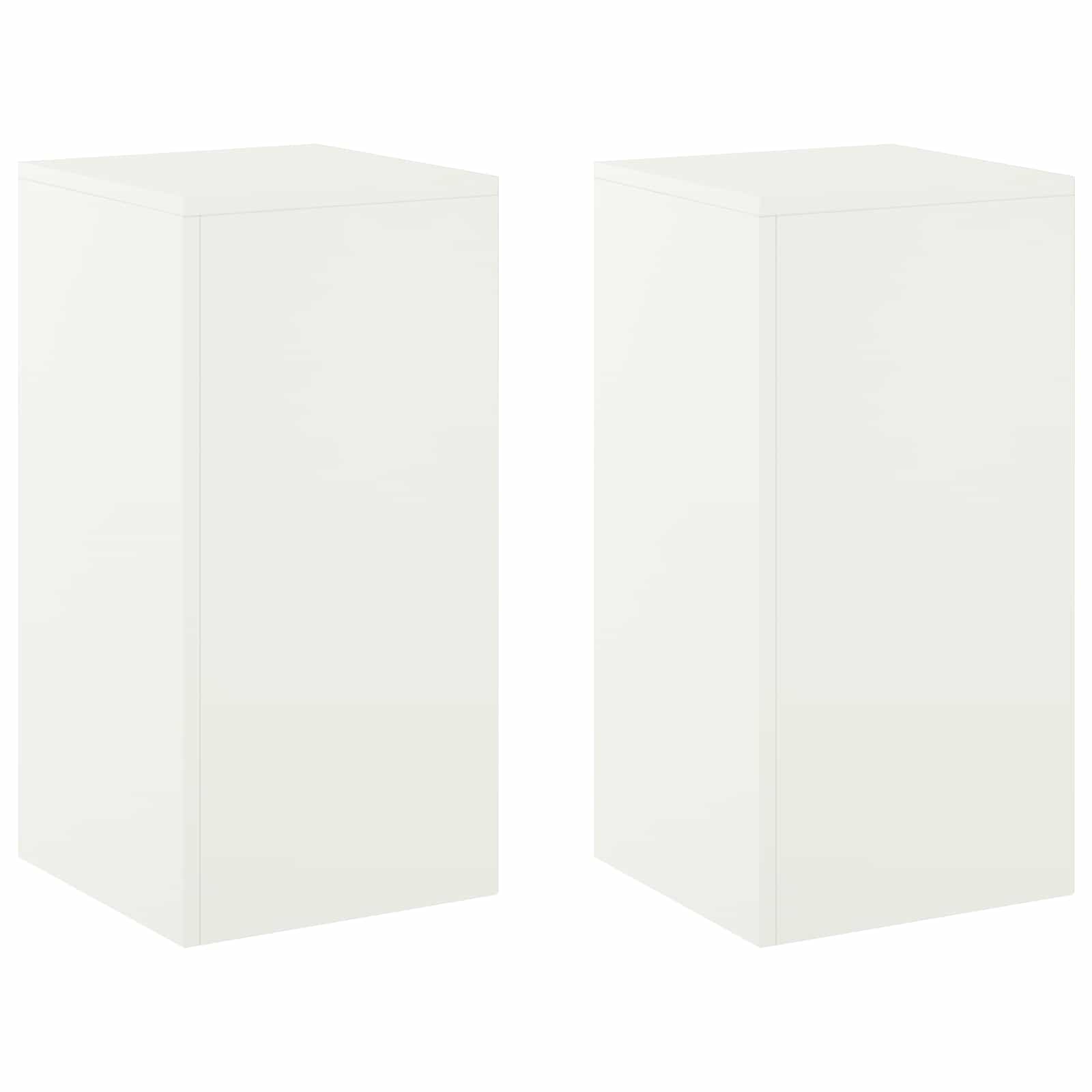 Pflanzenständer 2 Pcs Weiß 30 X 30 X 60 Cm Stahl Vidaxl
