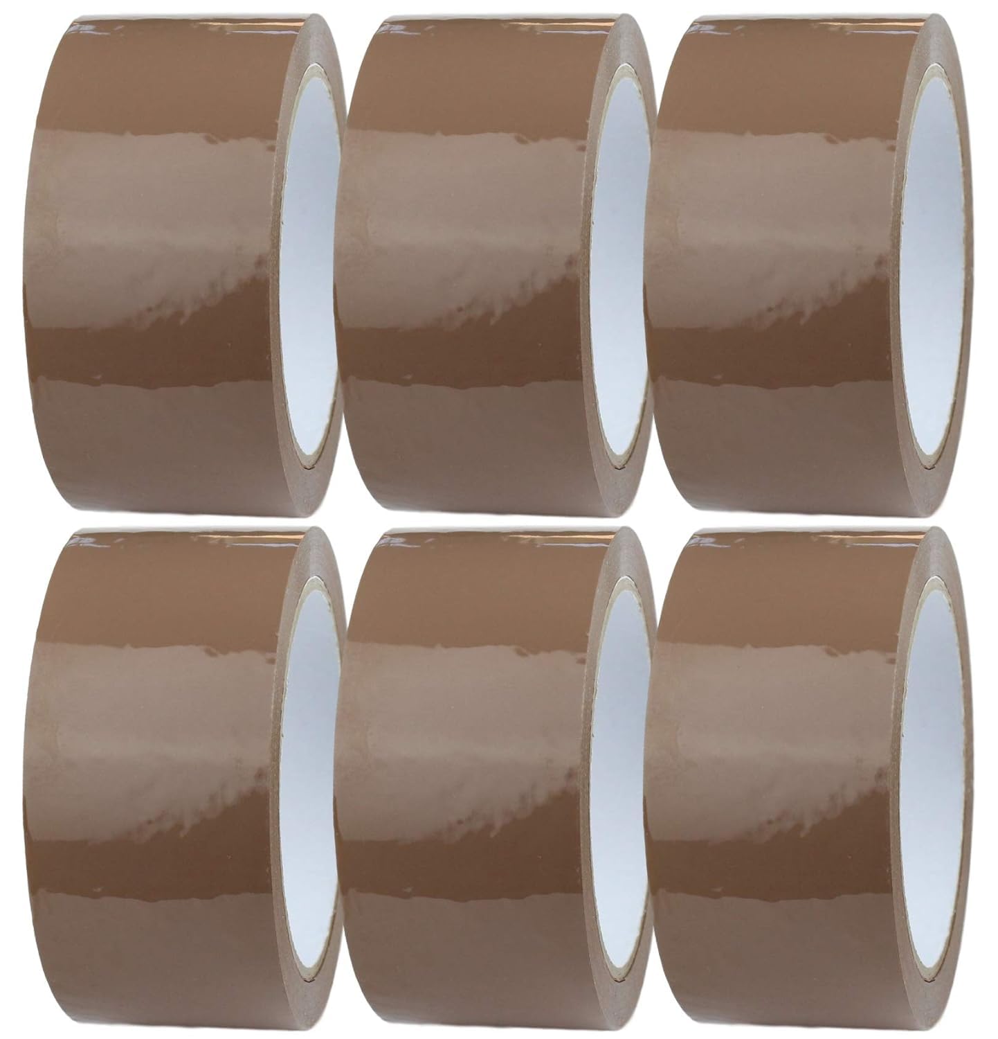 Rollen Braunes Klebeband, 48 Mm X 66 M Verpackungsklebeband Für Kartons, Versand Und Umzüge Transparentes Klebeband Für Pakete Und Verpackungen