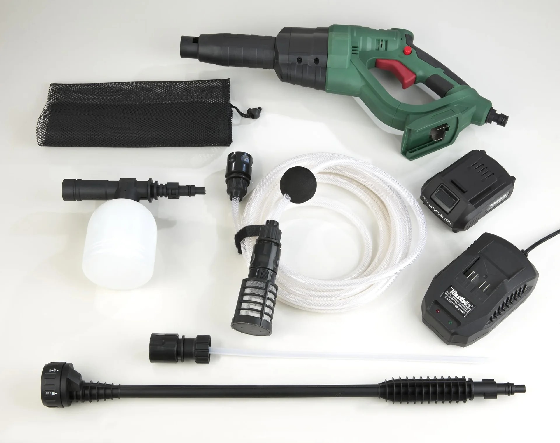Hochdruckreiniger "jet Nexx 2", 18 V Li-ion, Inklusive 18 Volt Li - Ion Akku 1,5 Ah Und Ladegerät 2,4 A