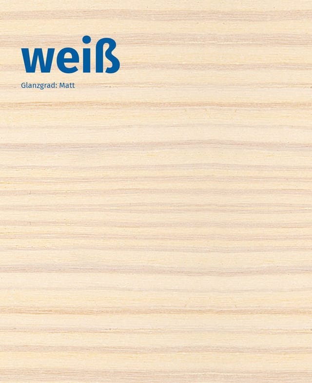 Wohnraum-Lasur weiß, 2,5 Liter, Holzlasur innen, für Möbel, Böden, Innentüren und Treppen geeignet, mit Abperleffekt - Remmers