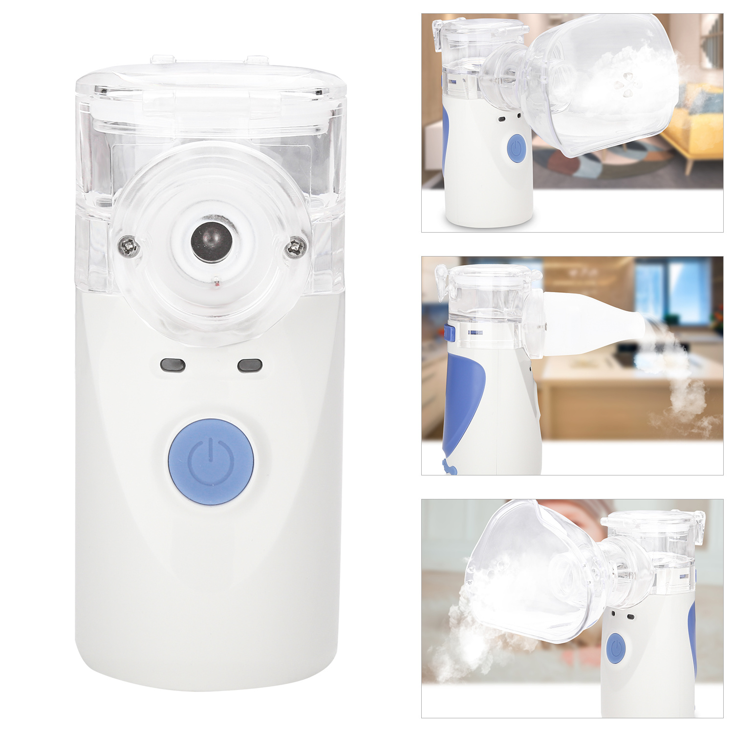 Wolketon Leiser Inhalator-vernebler Mit Mundstück & Maske Für Kinder Und Erwachsene
