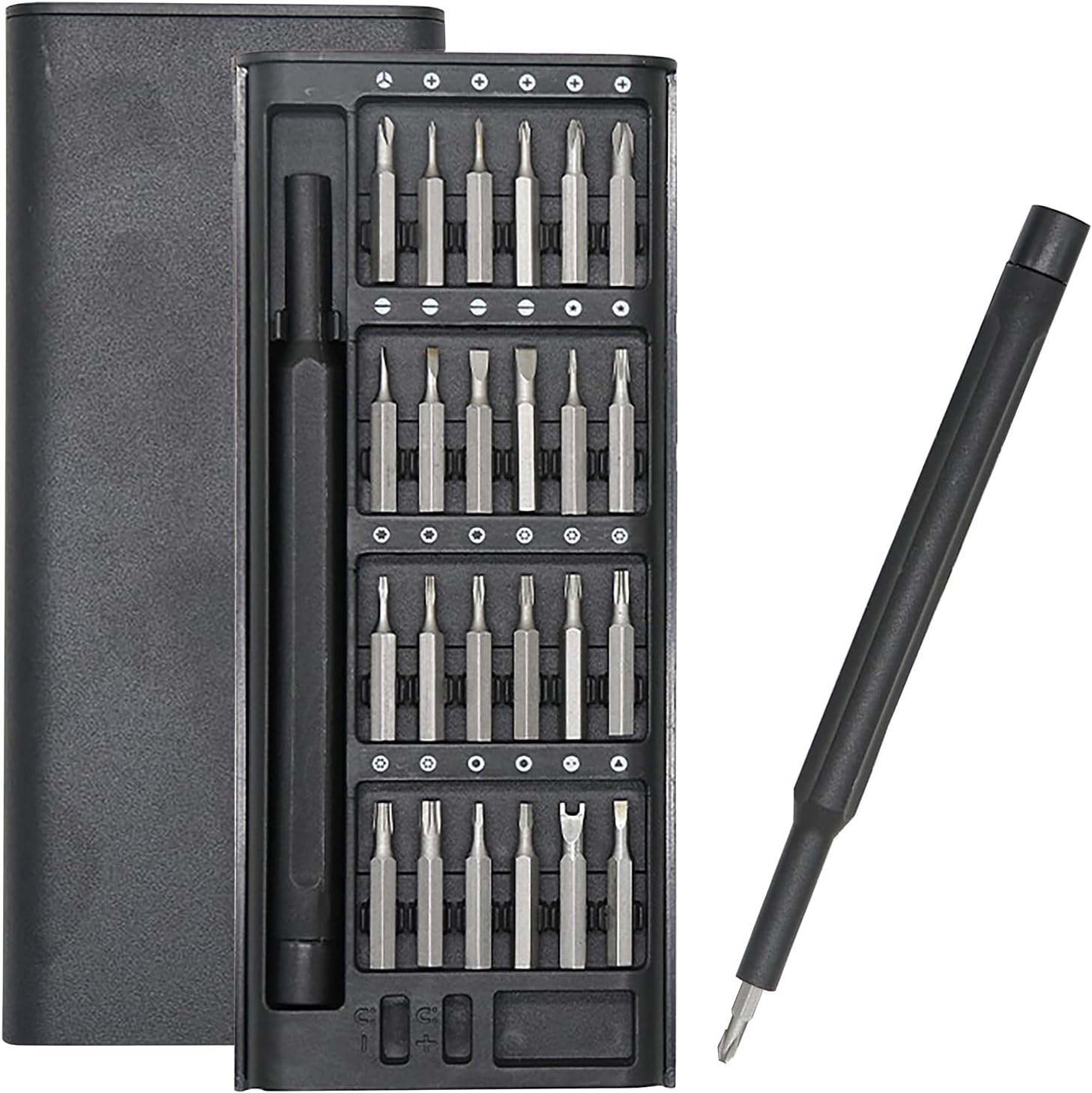 28-in-1 Präzisions-minischraubendreher-set, Reparaturwerkzeug-set Für Laptops, Handys Und Elektronische Geräte
