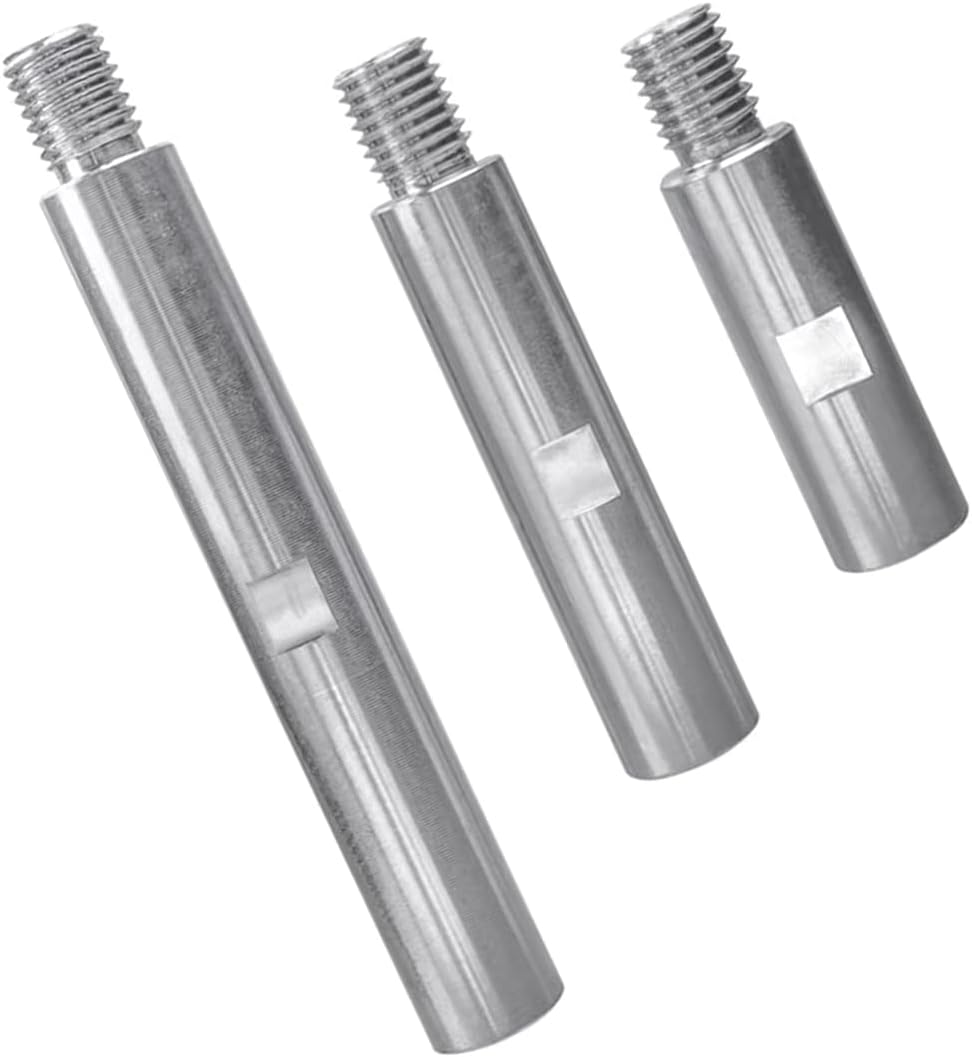 Set Mit 3 M14-winkelschleiferverlängerungen Mit 75/100/140-mm-gewindeadaptern Zum Polieren Und Schleifen