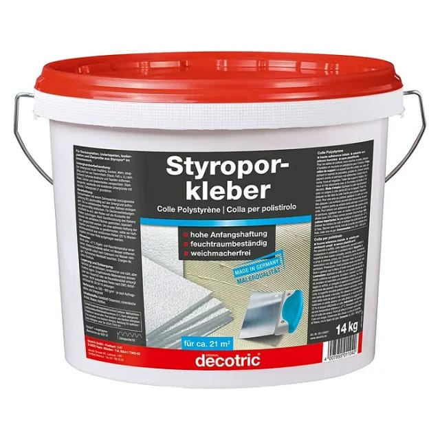 Decotric Styroporkleber 14 kg Styroporkleber