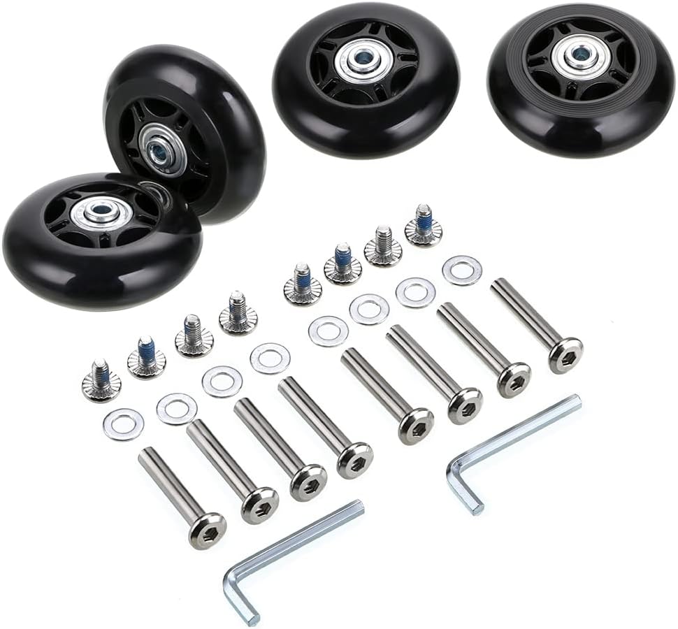 Ersatz-gepäckrollenlager, Passend Für 70 X 24 Mm Gepäckreparaturlager, Schwarz