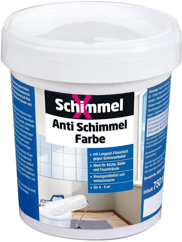 SchimmelX Anti-Schimmel-Farbe weiß 2,5L - Pufas