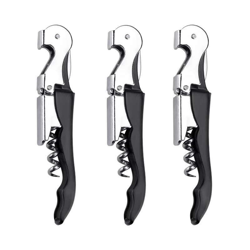 Professioneller Sommelier-flaschenöffner – 3-teiliges Set Mit Flaschenöffner Und Folienschneider, Hotel- Und Restaurantqualität