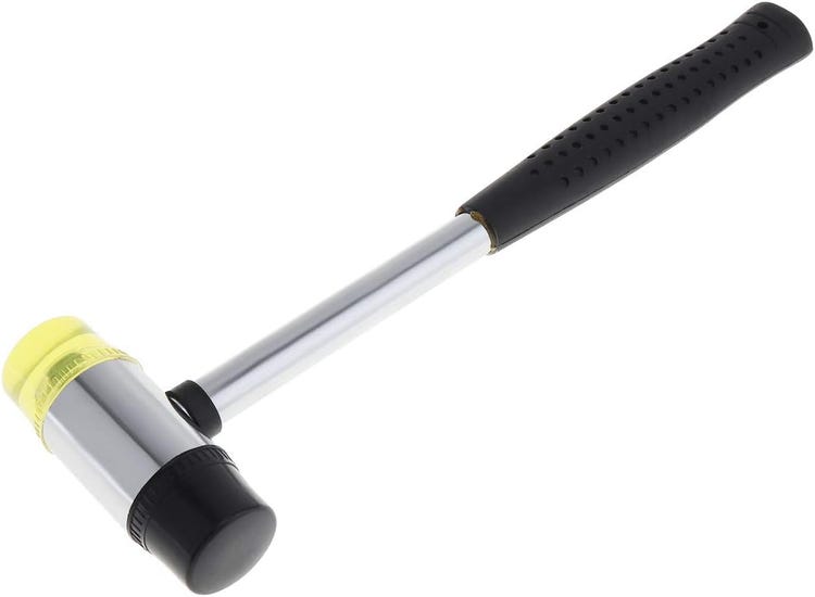 30 Mm / 1,18 Zoll Doppelseitiger Weichholzhammer, Nylon- Und Gummihammer, Für Glasfenster, Rutschfester Rundkopf