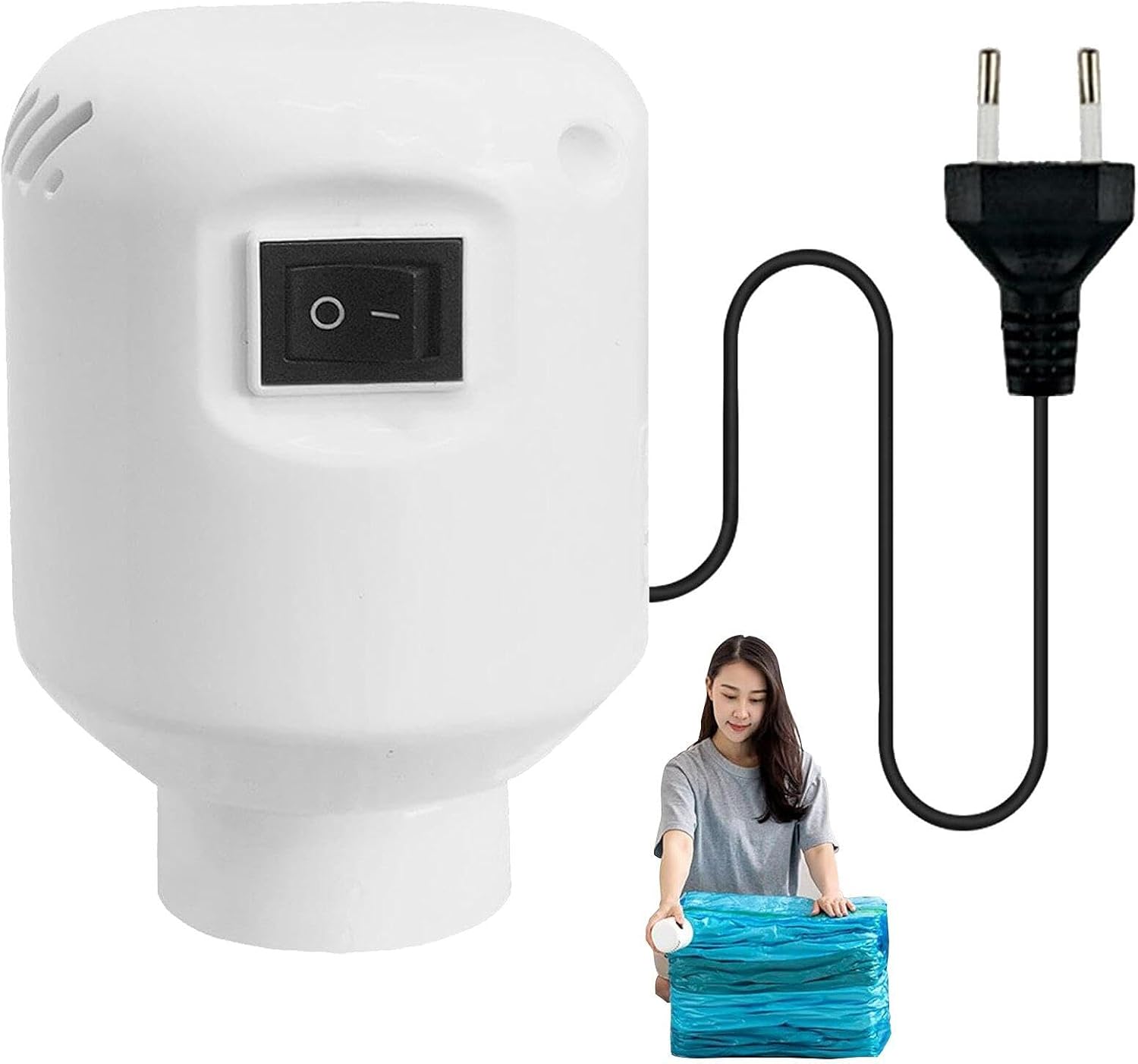 Vakuumpumpe Für Vakuumbeutel, Tragbare Elektrische Luftpumpe Für Vakuumbeutel Für Kleidung, Vakuumpumpe