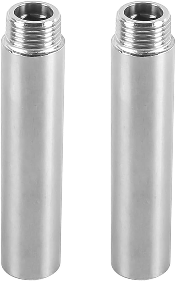 Edelstahl-rohrverschraubungen, 2 Stück, 100 Mm, 1/2" Innengewinde X 1/2" Außengewinde Bsp