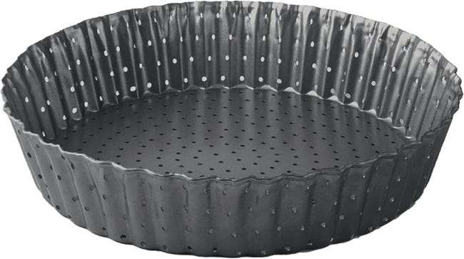 20 Cm Perforierte Tarteform – Quicheform Mit Herausnehmbarem Boden – Tarteform – Runde Kuchenform – Antihaftbeschichtung