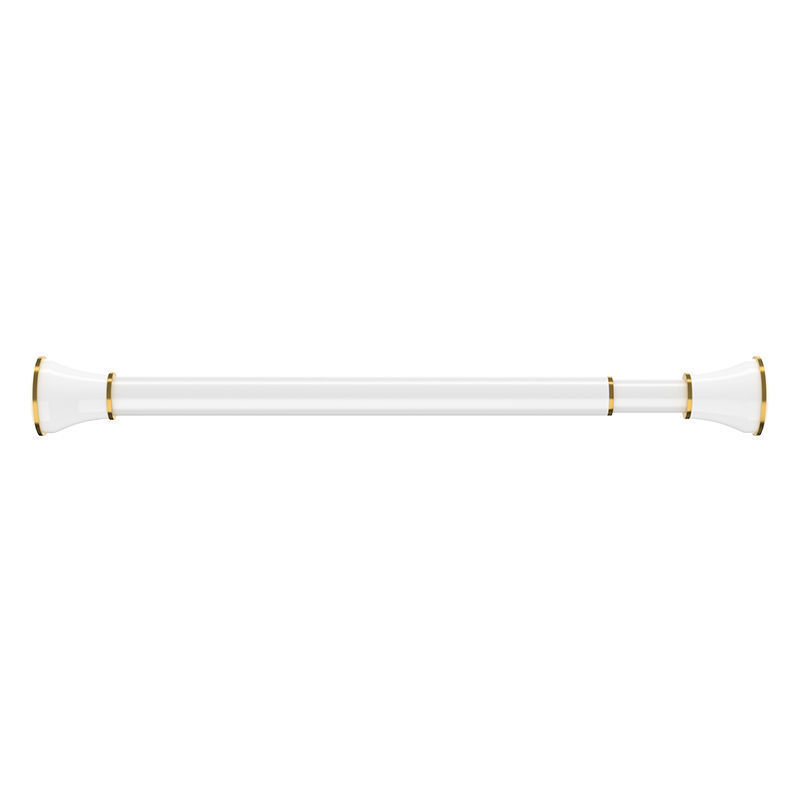 Duschvorhangstange, Kein Bohren Erforderlich, Ausziehbar, Spannstange Für Duschkabel, Teleskopstange, 50–80 Cm (1 Stück), Weiß