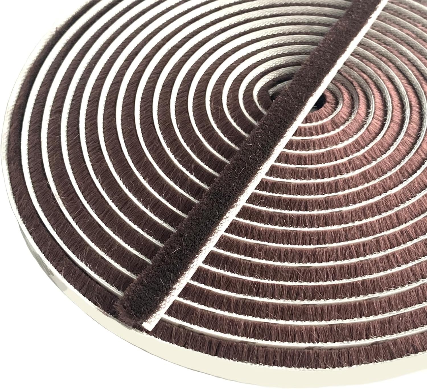 Selbstklebende Bürstenleisten, Bürstenleisten Für Schiebetüren, Braun, 10 M (länge) X 9 Mm (breite) X 15 Mm (dicke).
