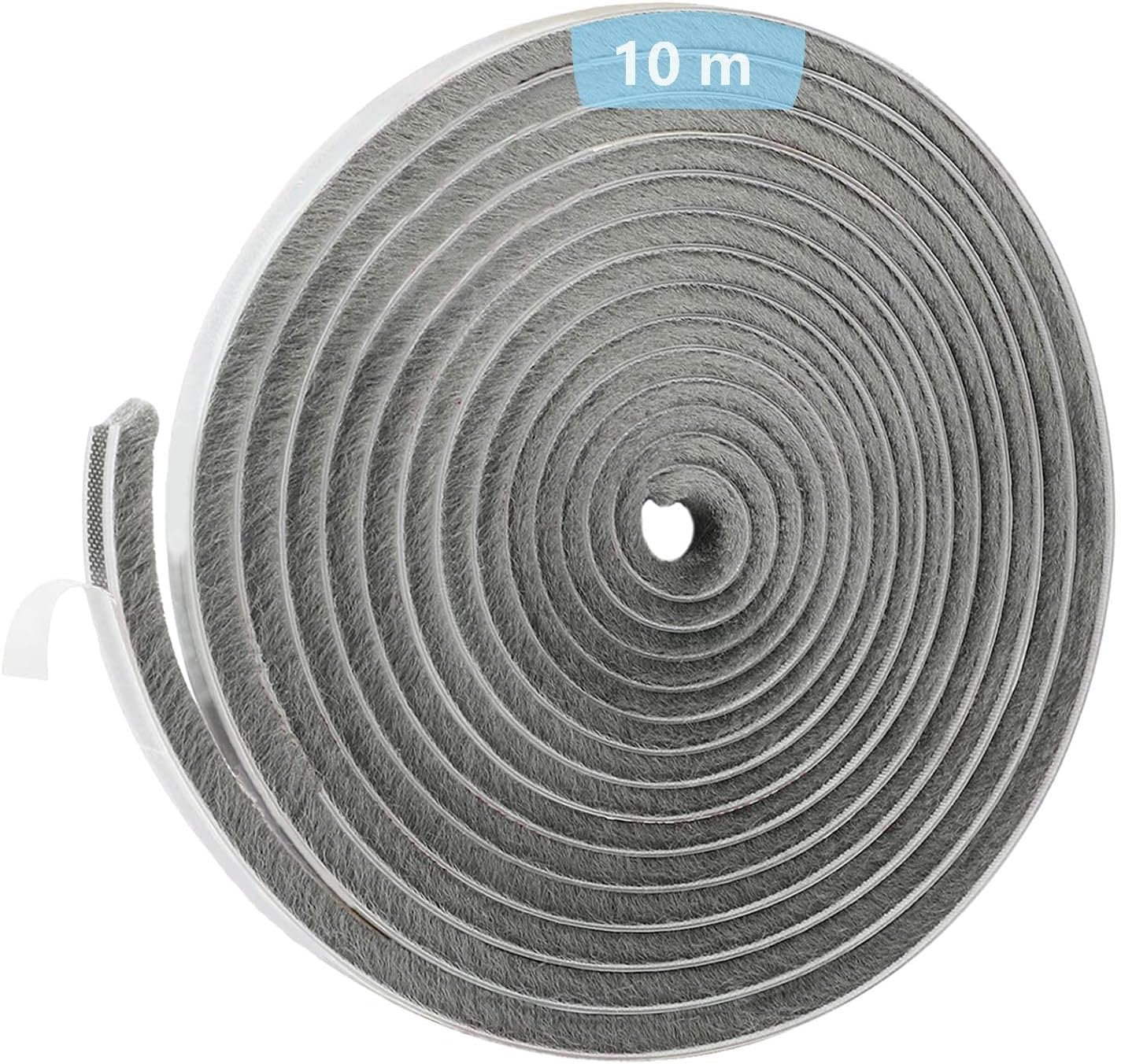 Selbstklebende Bürstenleisten, Bürstenleisten Für Schiebetüren, Grau, 10 M (länge) X 9 Mm (breite) X 5 Mm (dicke).