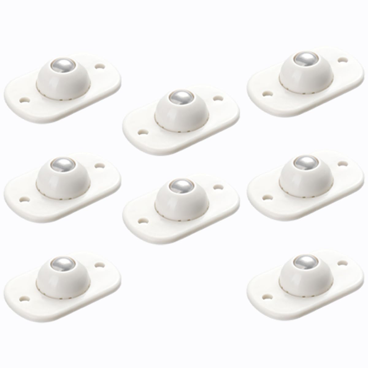 16 Mini-rollen Mit Selbstklebenden Kunststoffkugellagern, Geeignet Für Möbel, 360° Drehbar, Ideal Zur Aufbewahrung Kleiner Möbelstücke.