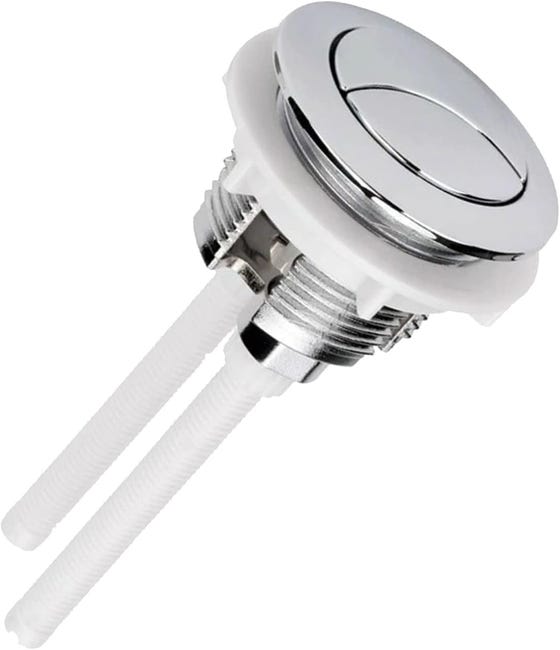 38-mm-universal-doppelmengenspülknopf Mit Rundem Kopf Und Hochdruckpumpe Für Bad Und Wc