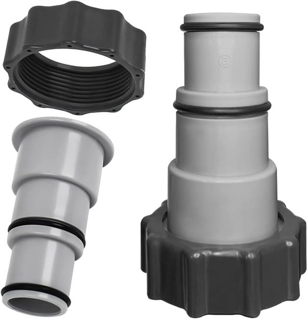 Poolschlauchadapter Mit Innengewinde Für Poolschläuche Mit 32 Mm Und 38 Mm Durchmesser, 2er-pack