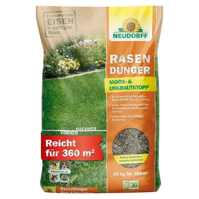 Neudorff - RasenDünger Moos- & UnkrautStopp 18kg